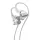 FiiO - Jade Audio JD1 fülhallgató - headset - Ezüst